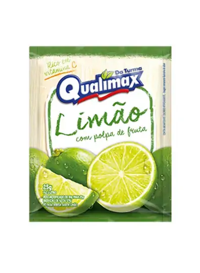 Refresco Po Qualimax Da Turma 25g Limao