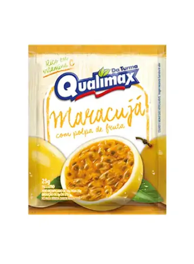 Refresco Po Qualimax Da Turma 25g Maracuja
