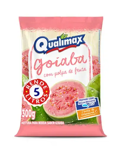 Refresco Po Qualimax 300g Goiaba