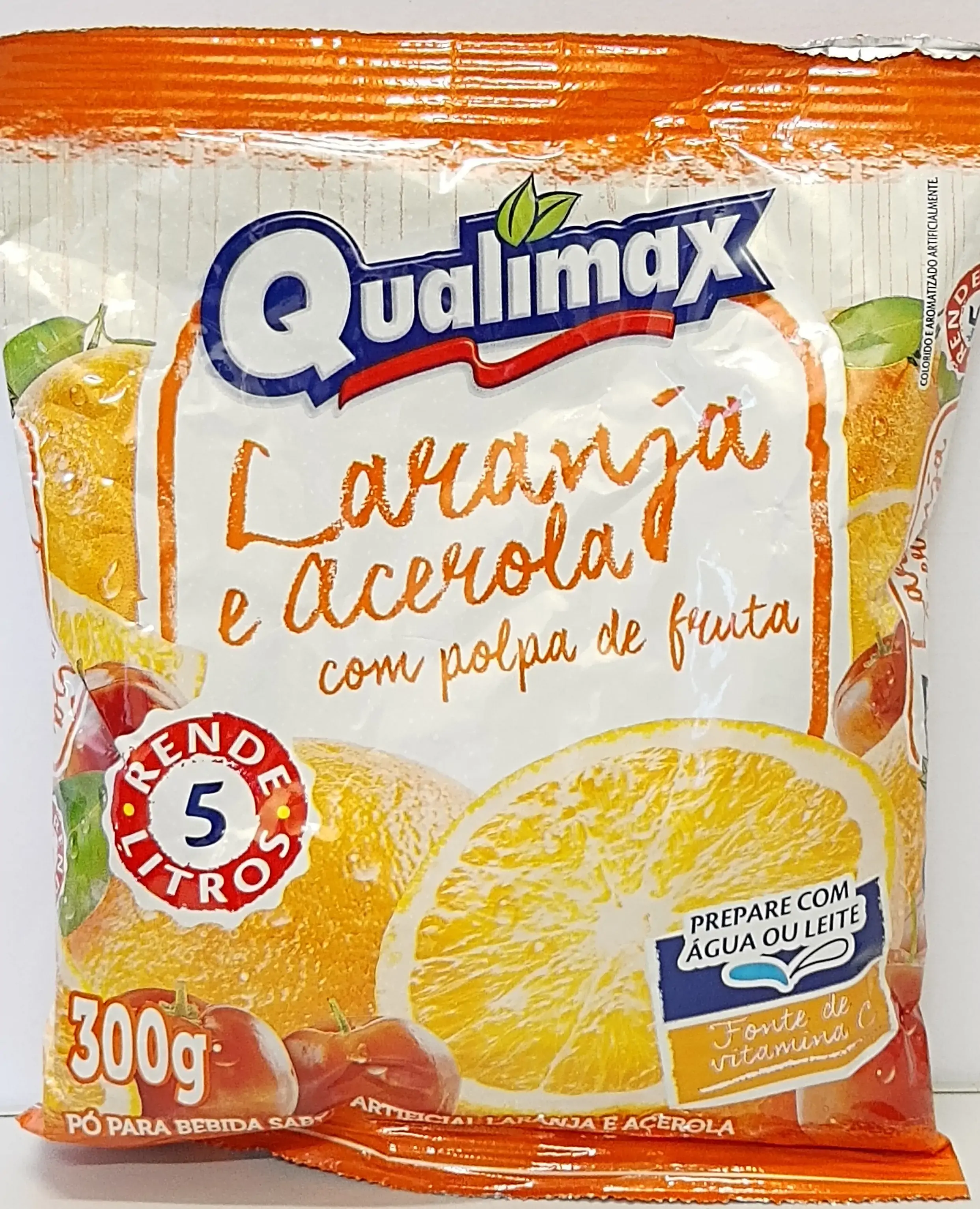 Refresco Po Qualimax 300g Laran/acerola