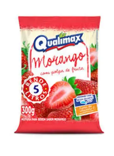 Refresco Po Qualimax 300g Morango