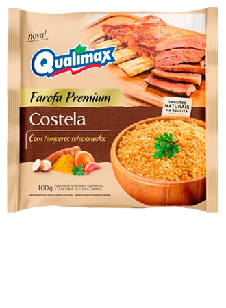 Farofa Pronta Qualimax 400g Costela