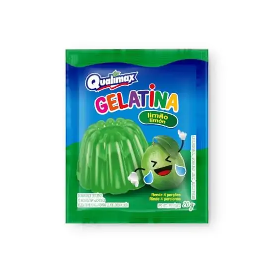 Gelatina Qualimax Limao Limon 20g