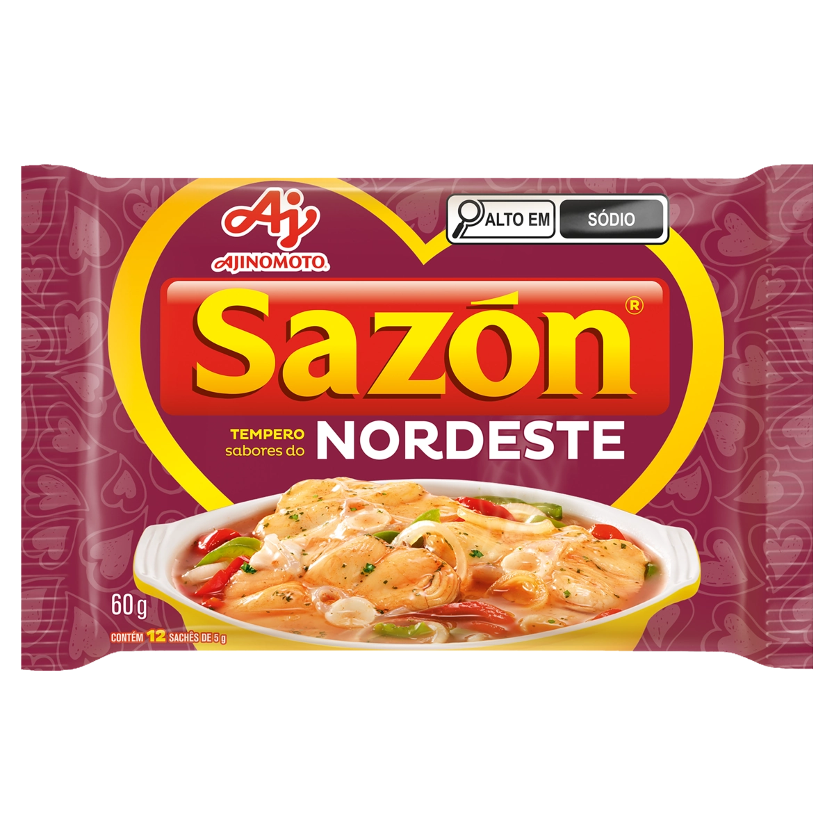 Tempero Pó Sabores Do Nordeste Sazón Pacote 60g 12 Unidades