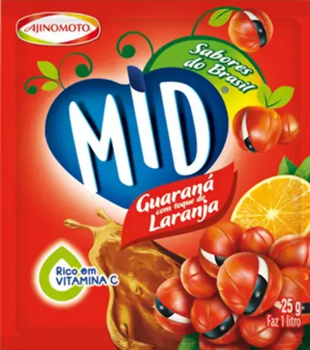 Suco Mid Guar Laranja