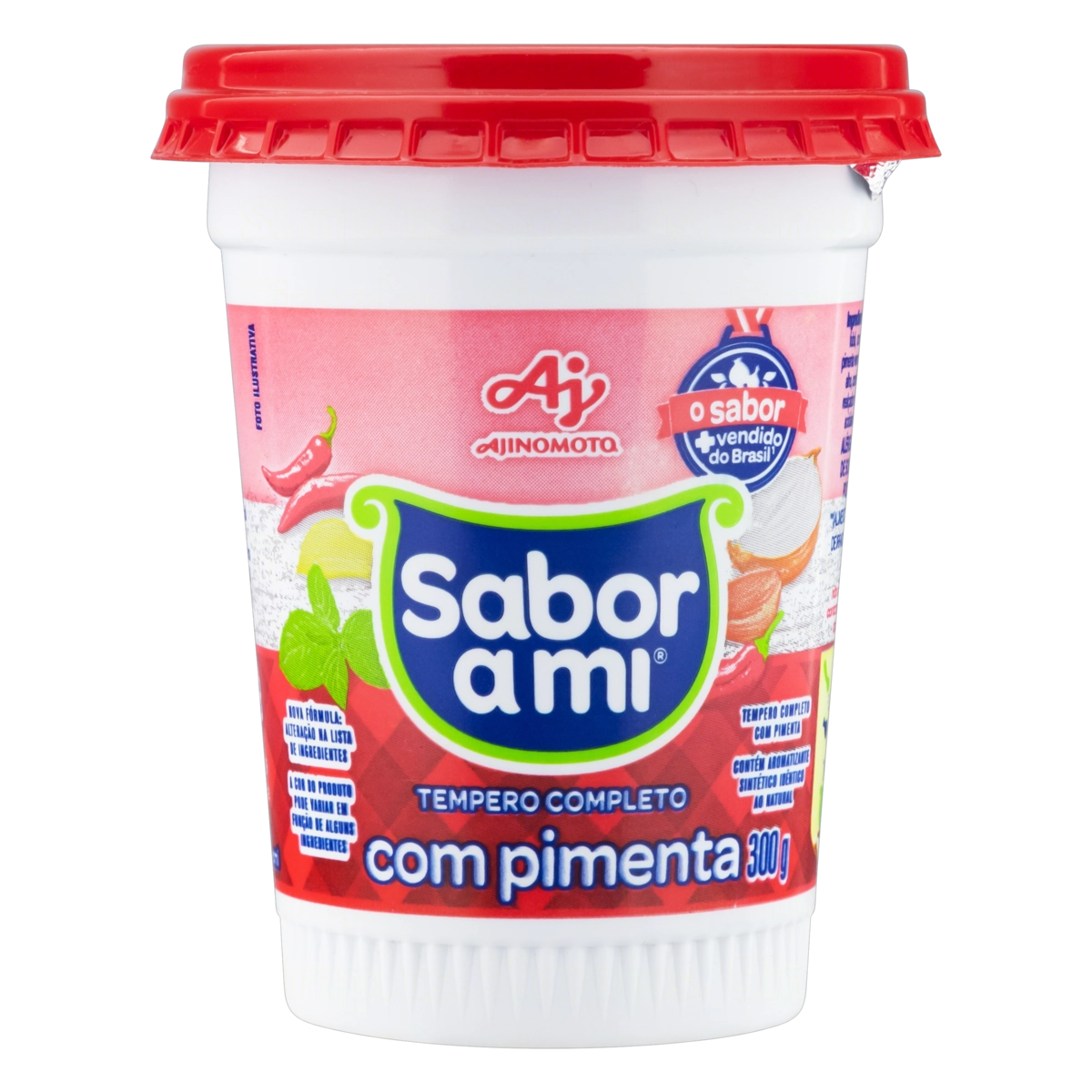 Tempero Completo Com Pimenta Sabor A Mi Pote 300g