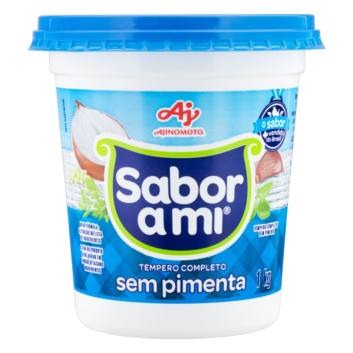 Tempero Completo Sem Pimenta Sabor A Mi Pote 1kg