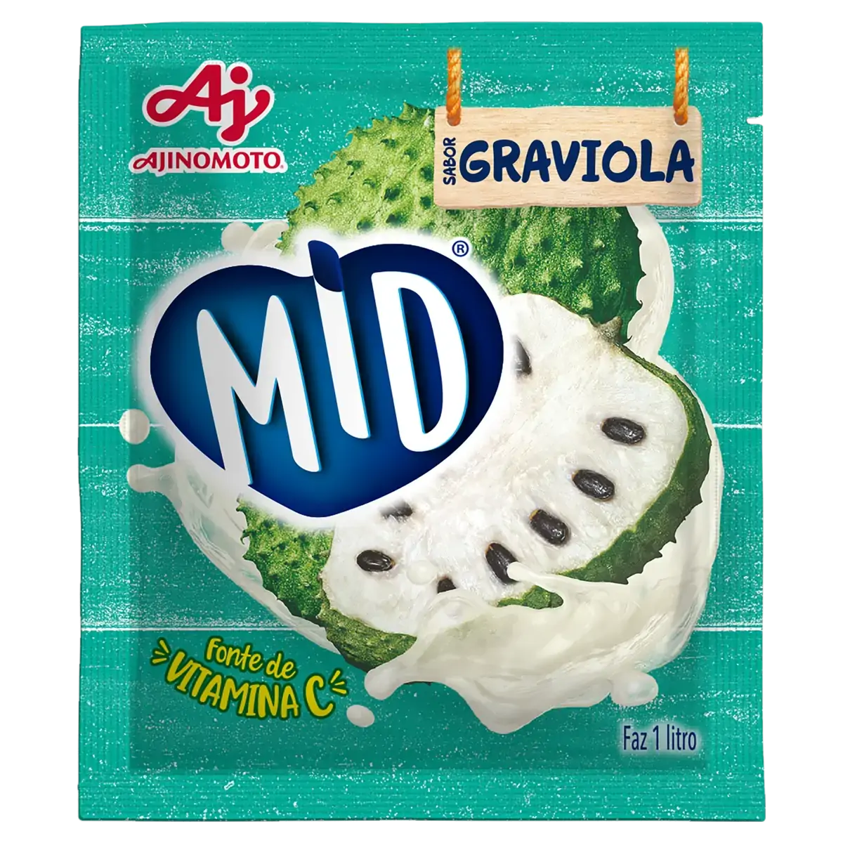 Refresco Em Pó Graviola Mid Pacote 20g