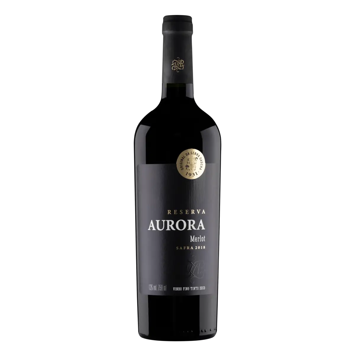 Vinho Brasileiro Tinto Seco Reserva Aurora Merlot Garrafa 750ml