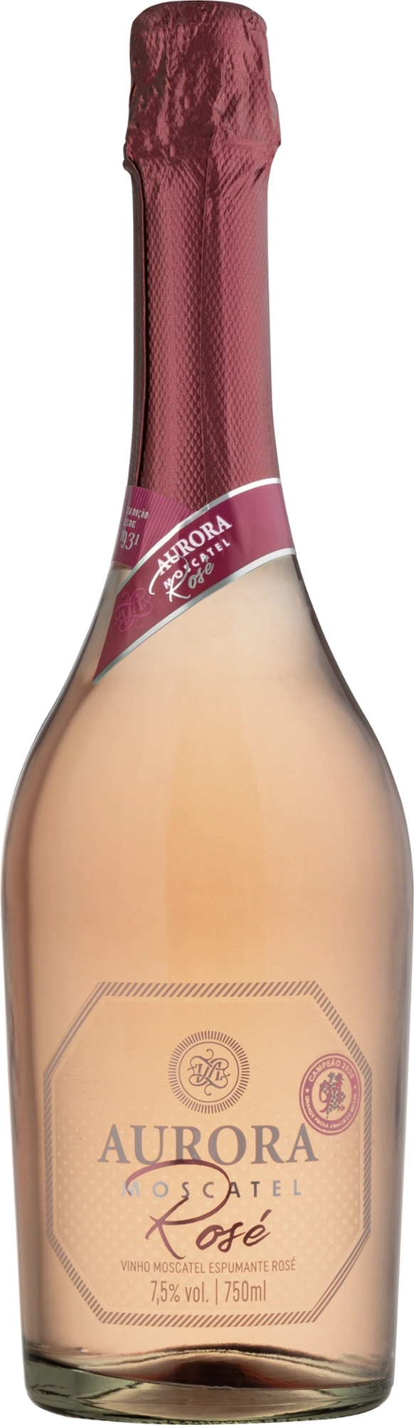 Espumante Brasileiro Rosé Aurora Moscatel Garrafa 750ml