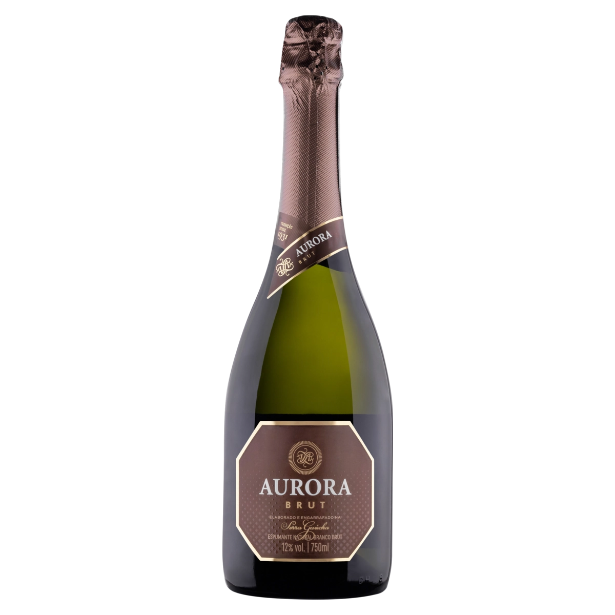 Espumante Brasileiro Branco Brut Aurora Serra Gaúcha Garrafa 750ml