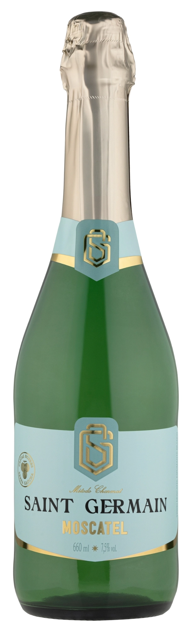 Espumante Brasileiro Branco Saint Germain Moscatel Serra Gaúcha Garrafa 660ml