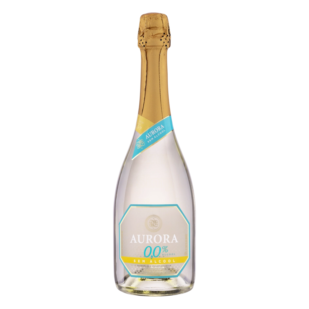 Espumante Brasileiro Branco Zero álcool Aurora Serra Gaúcha Garrafa 750ml