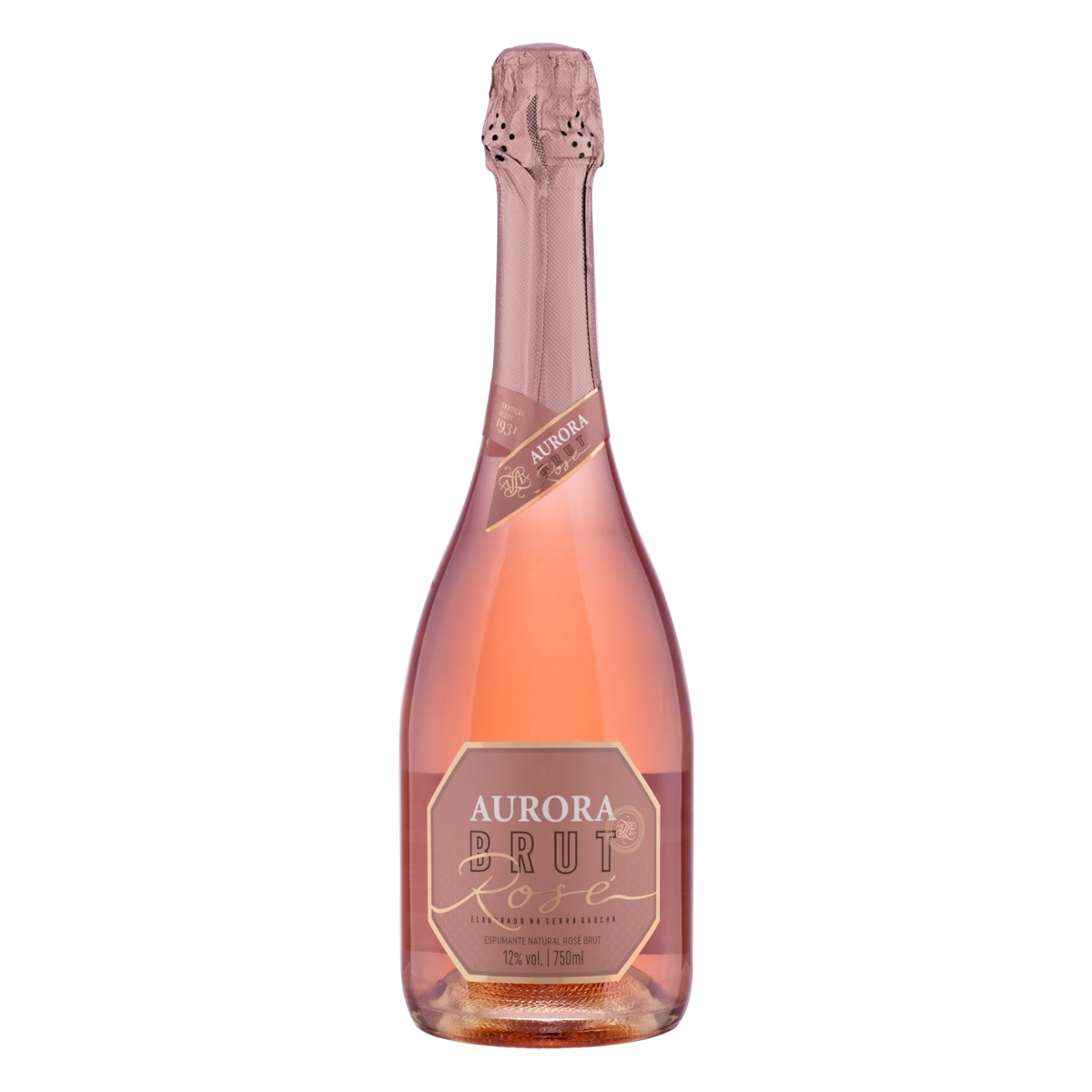 Espumante Brasileiro Rosé Brut Aurora Serra Gaúcha Garrafa 750ml