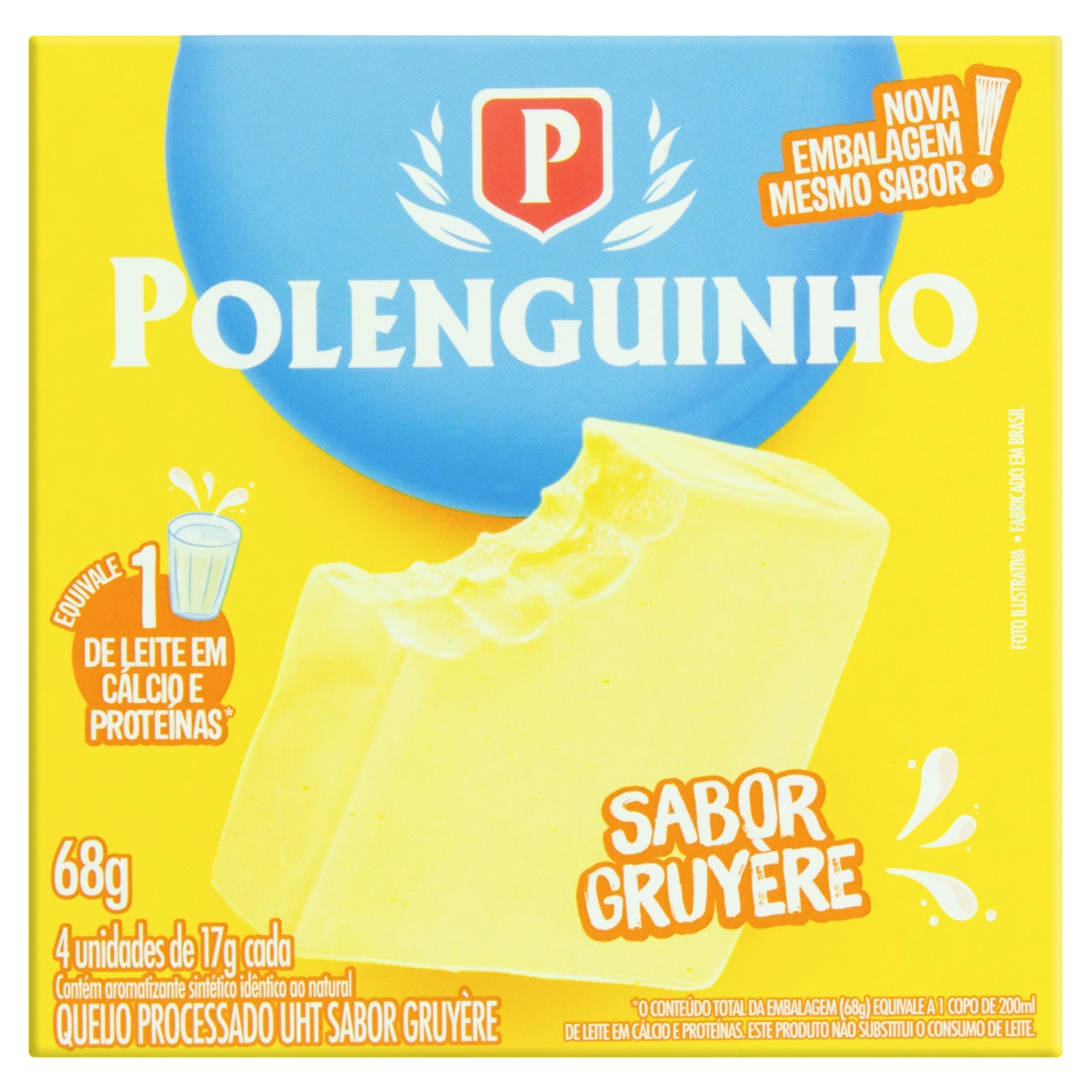 Gruyere Processado Polenguinho Polenghi 80