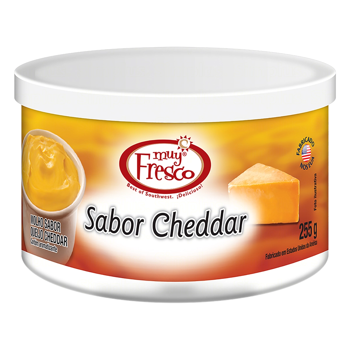 Molho Cheddar Muy Fresco Lata 255g