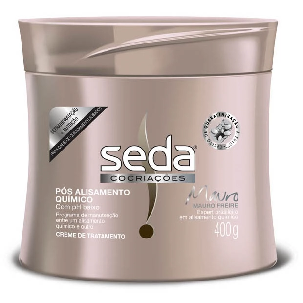 Creme De Tratamento Seda Cocriações Pós Alisamento Químico 400g