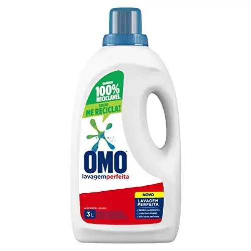Lava Roupas Líquido Omo Lavagem Perfeita Galão 3l