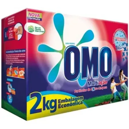 Lava Roupas Em Pó Omo Multiação 2kg