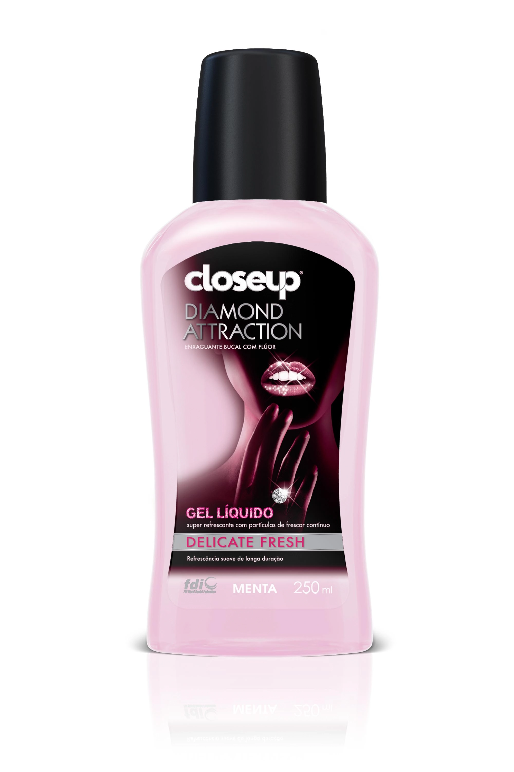 Enxaguante Bucal Close Up Diamond Attraction Delicate White 250ml