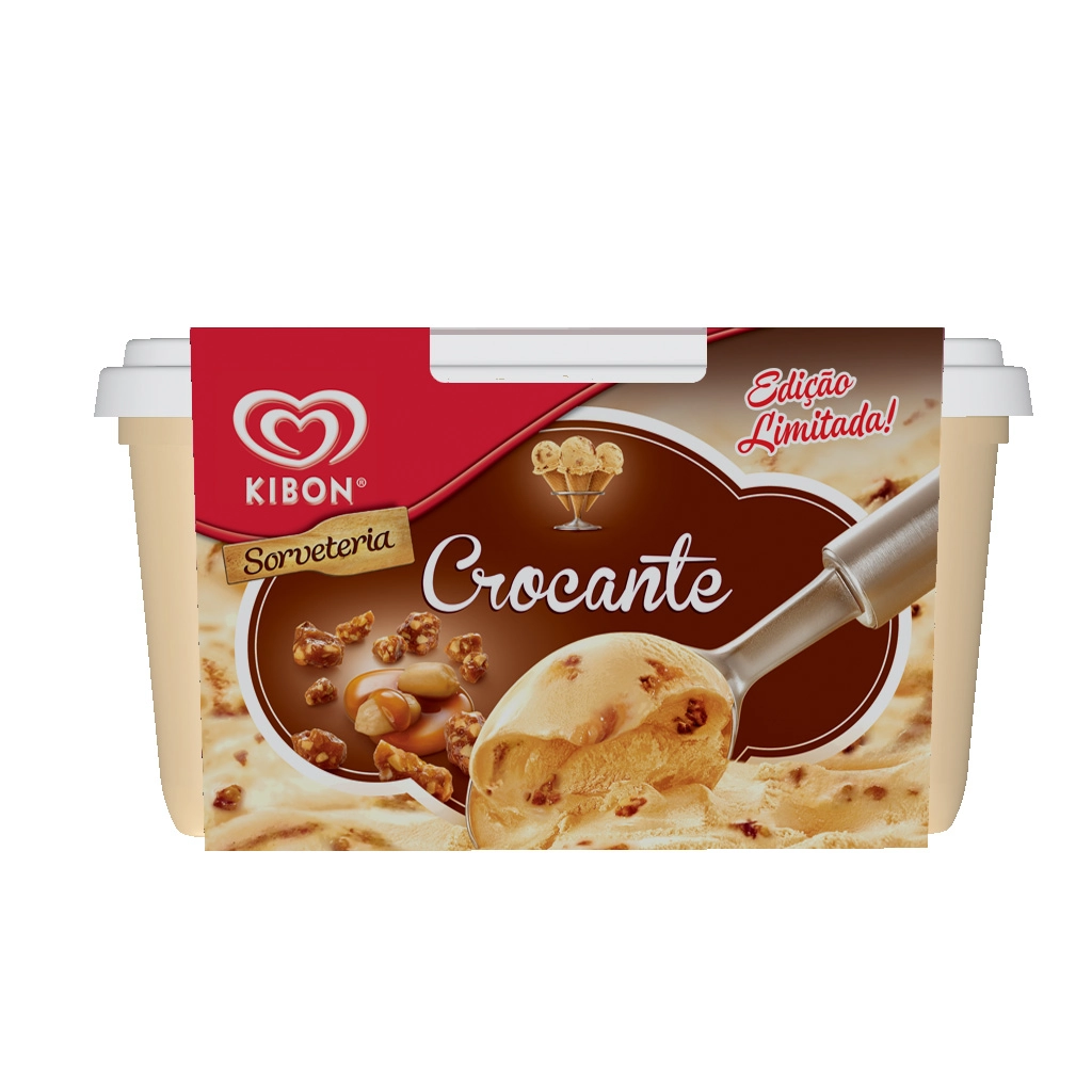 Sorvete Kibon Sorveteria Crocante 1,5l