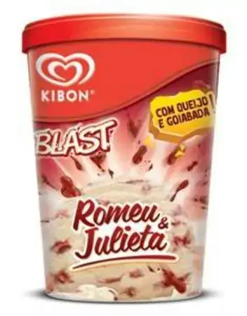 Sorvete Kibon Blast Romeu E Julieta 1l