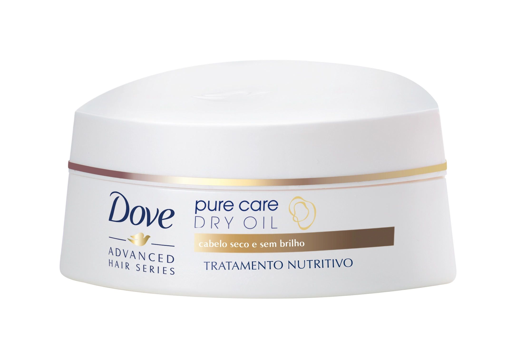 Creme De Tratamento Dove Advanced Hair Series Pure Care Dry Oil 350g