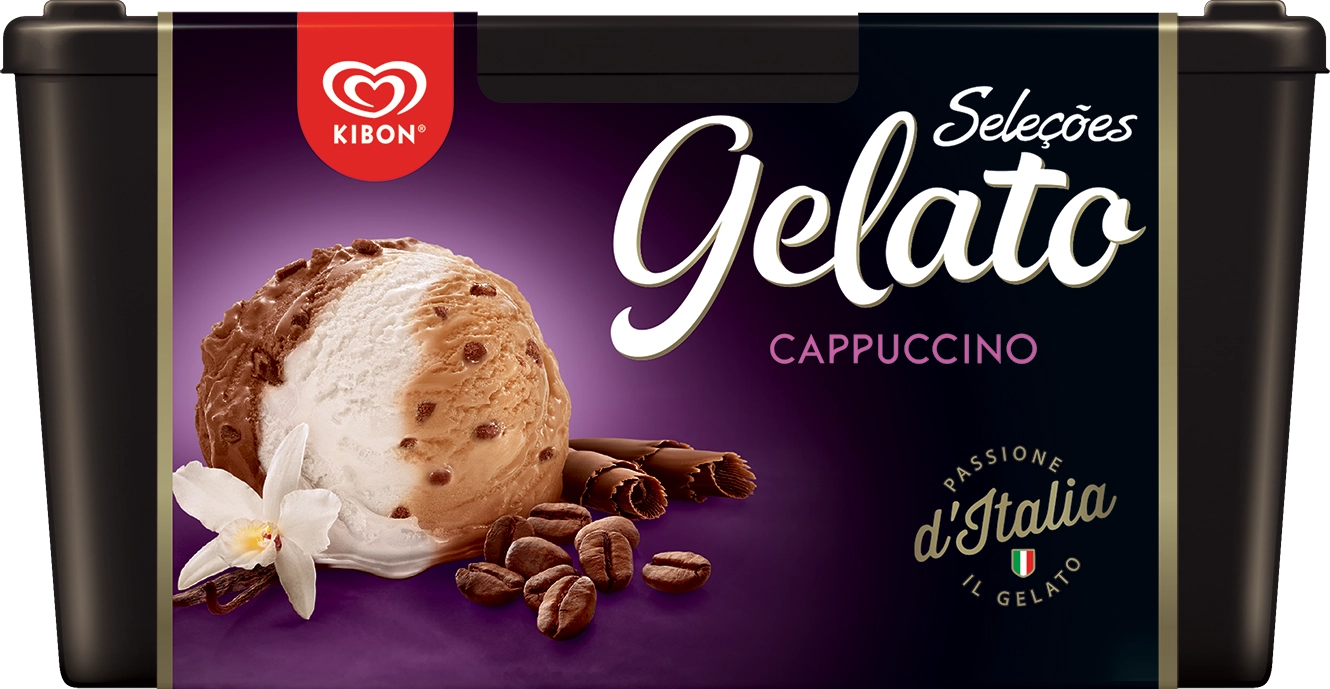 Sorvete Kibon Seleções Gelato Cappuccino 1,5l