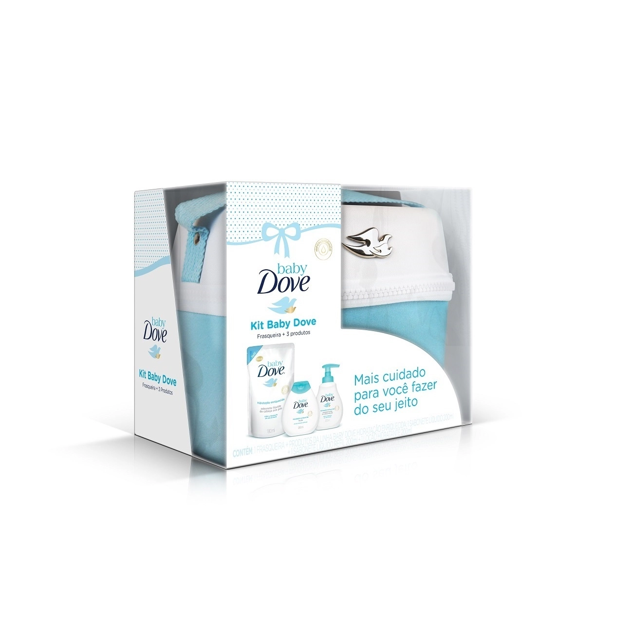Kit Dove Baby Sab/refil/hidrat/frasq 200ml