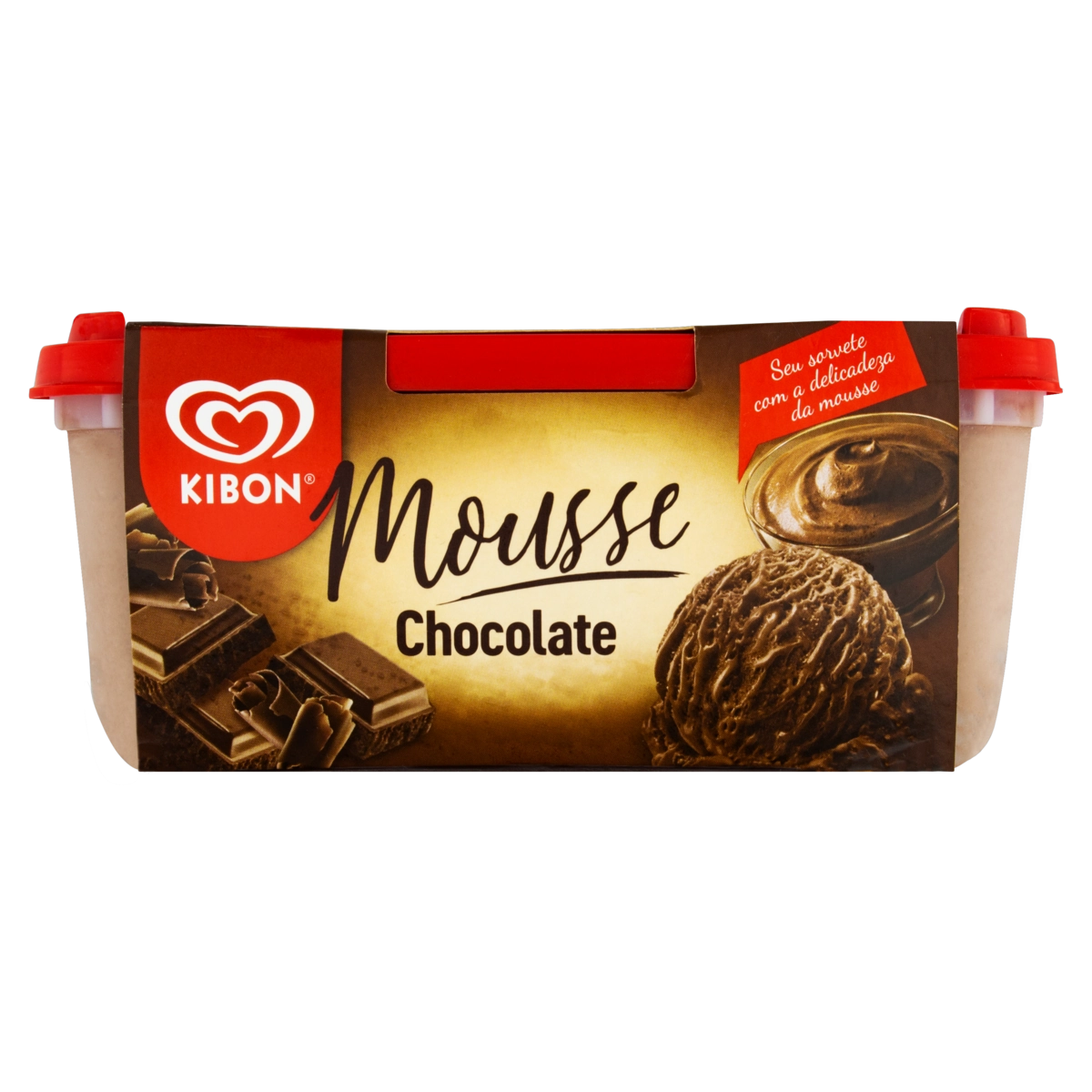 Sorvete Chocolate Kibon Mousse Pote 1,3l