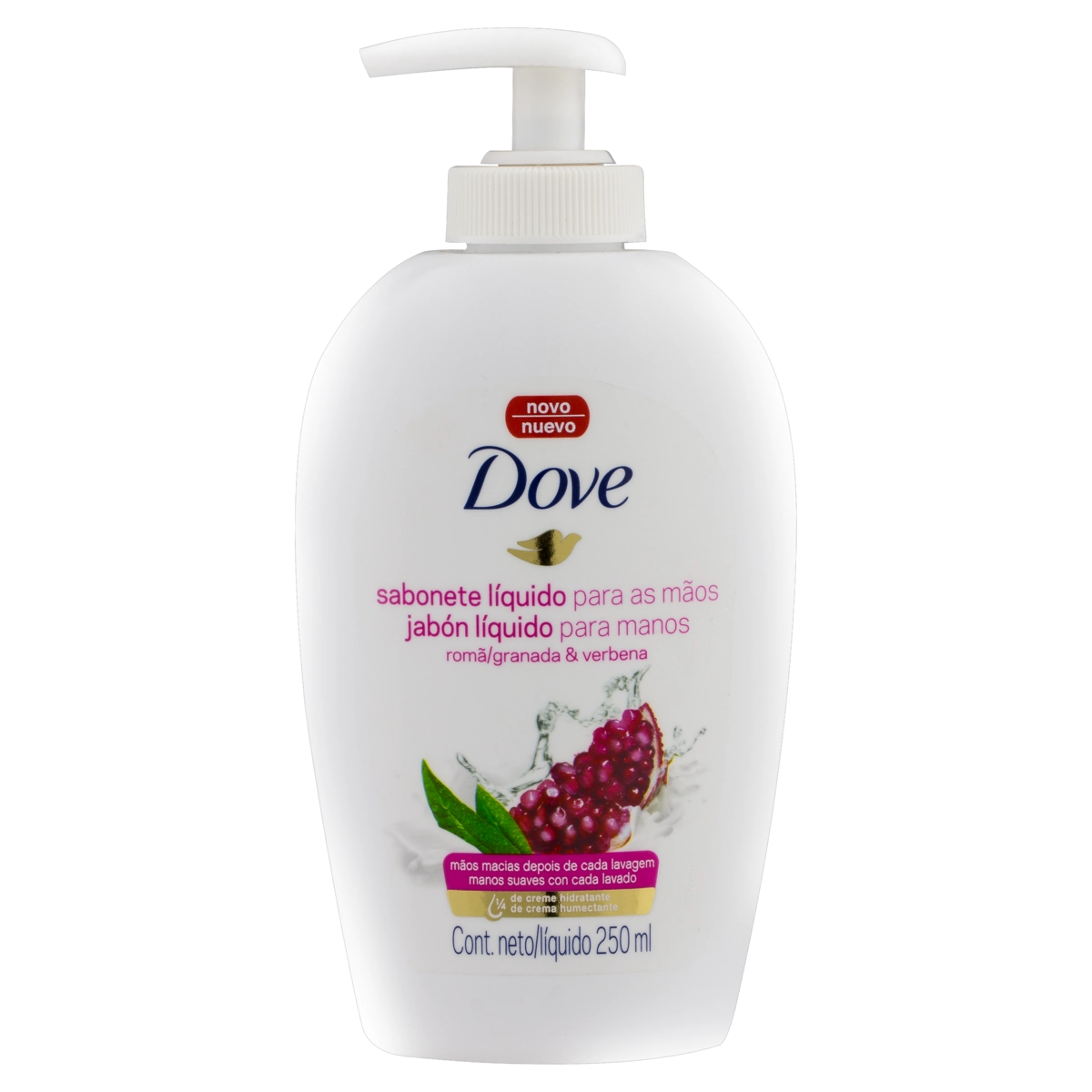 Sabonete Líquido Para As Mãos Romã Verbena Dove Frasco 250ml
