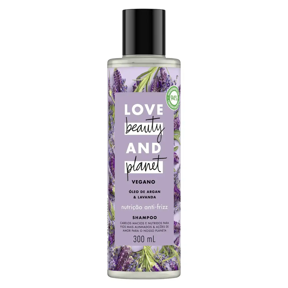 Shampoo Love Beauty Planet Nutrição Anti Frizz Frasco 300ml