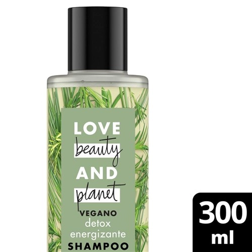Shampoo Love Beauty Planet Detox Energizante Frasco 300ml