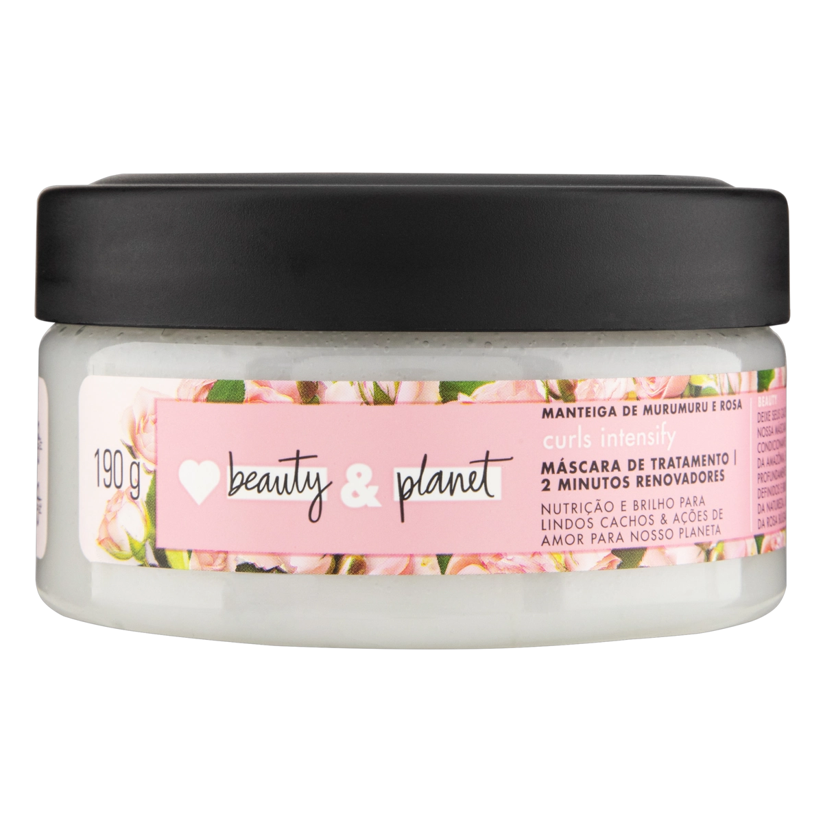 Máscara De Tratamento Love Beauty Planet Cachos E Crespos Lindos Pote 190g
