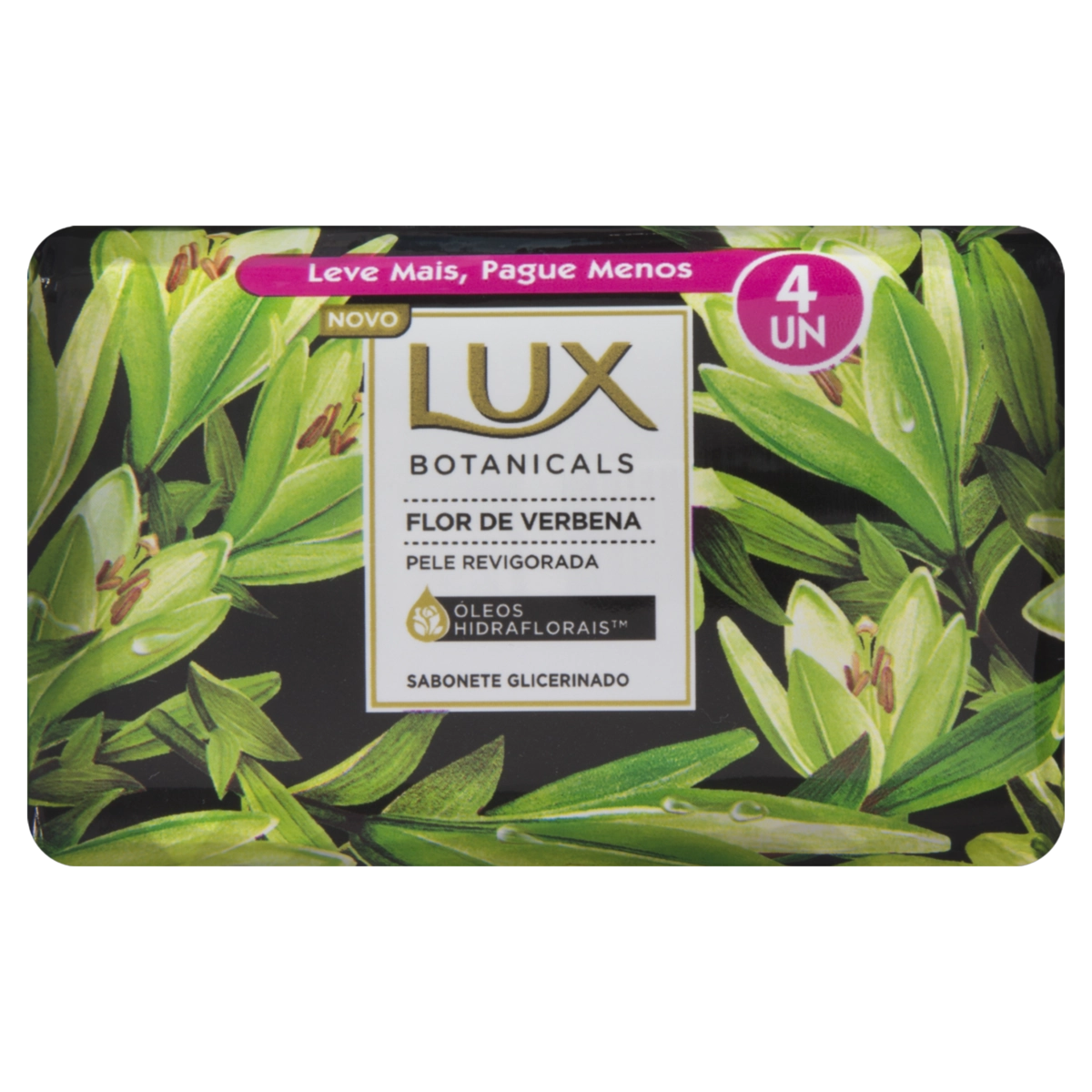 Sabonete Barra Glicerinado Flor De Verbena Lux Botanicals Envoltório 85g