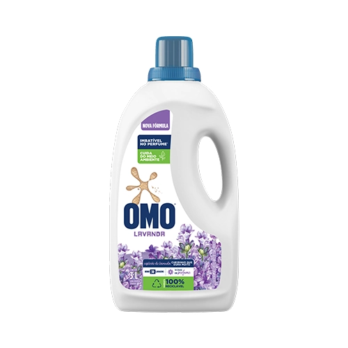 Lava Roupas Líquido Lavanda Omo Galão 3l
