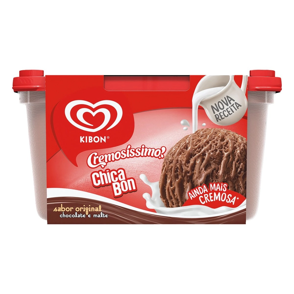 Sorv Kibon Cremosissimo Chicabon 1,5l