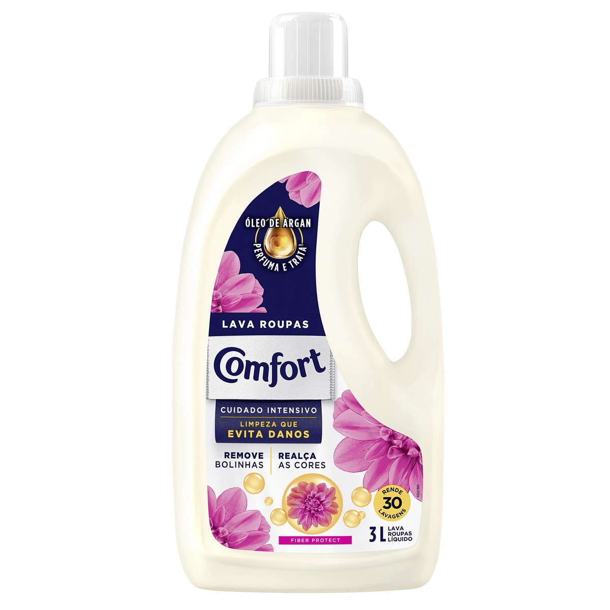 Lava Roupas Líquido Fiber Protect Comfort Galão 3l