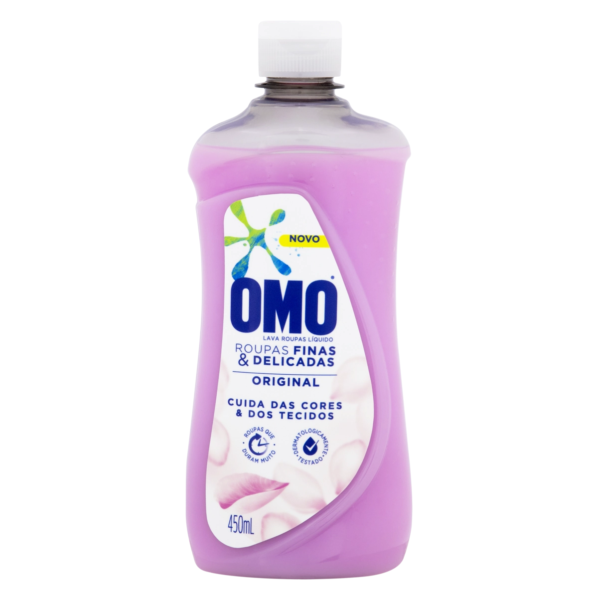 Lava Roupas Líquido Original Omo Frasco 450ml