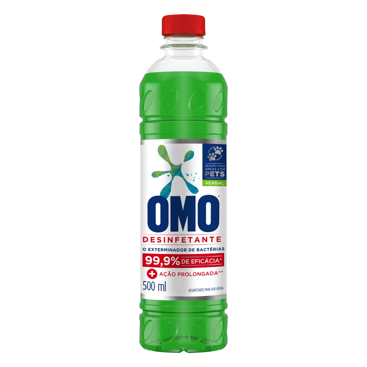 Desinfetante Uso Geral Herbal Omo Frasco 500ml