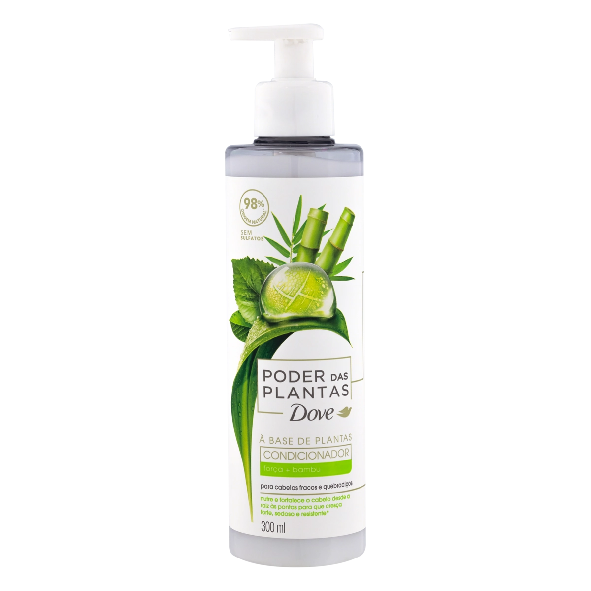 Condicionador Dove Poder Das Plantas Força Bambu Frasco 300ml