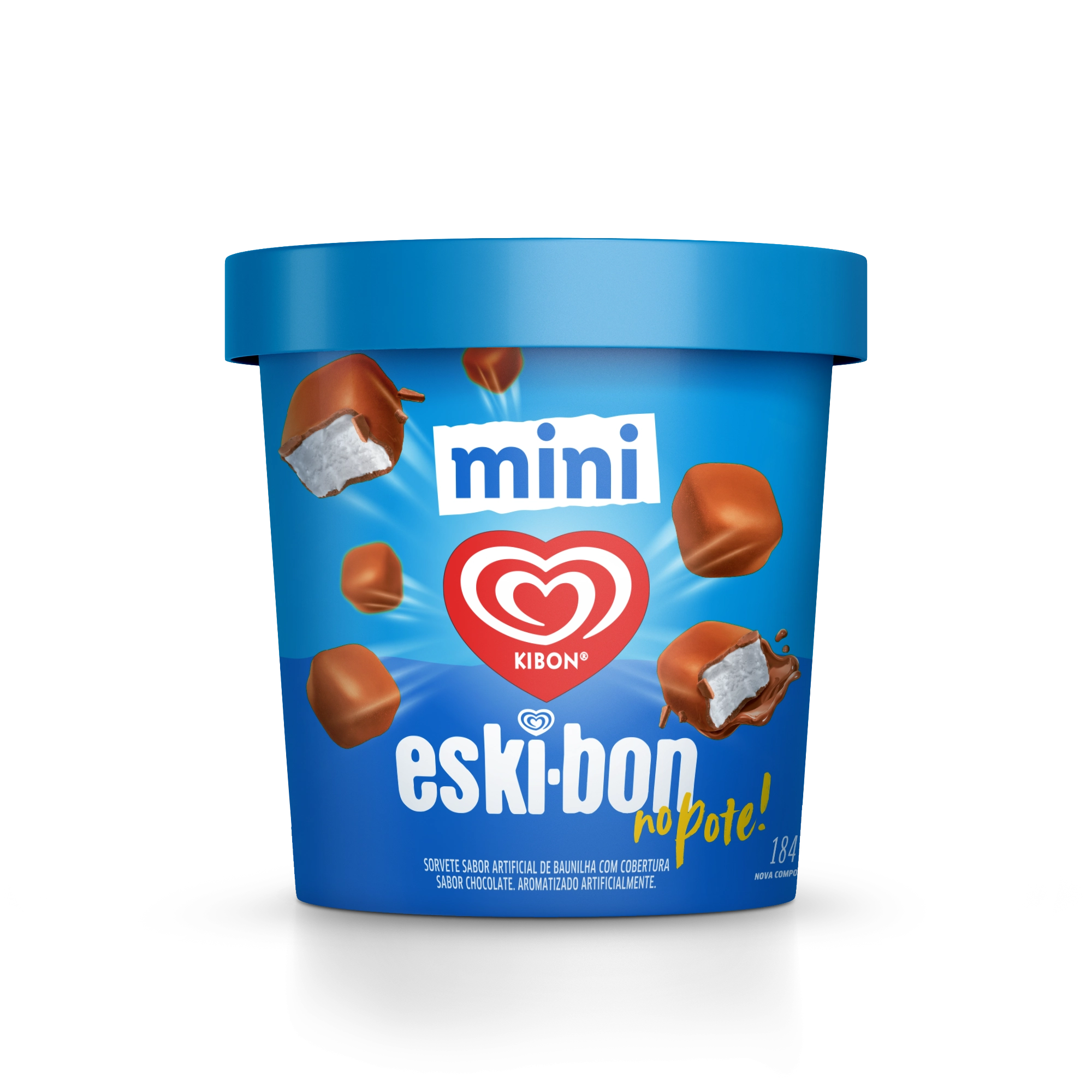 Kibon Mini Eski Bon No Pote 24 Bombons