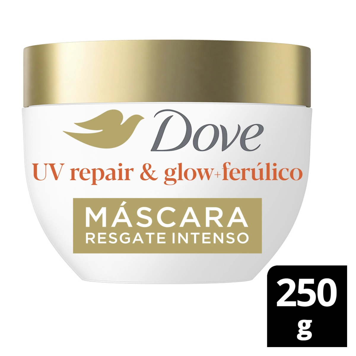 Masc.trat.dove 10em1 Uv Repair Glow 250gr