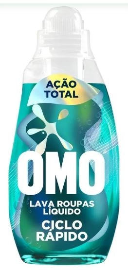 Lava Roupas Liq Omo Ciclo Rapido Acao Total 1,4l