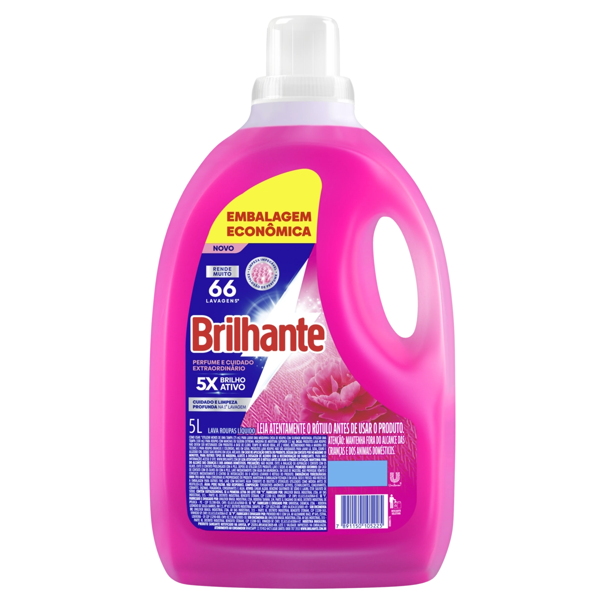 Lava Roupa Liq Brilhante 5l Perfume Extraordinario