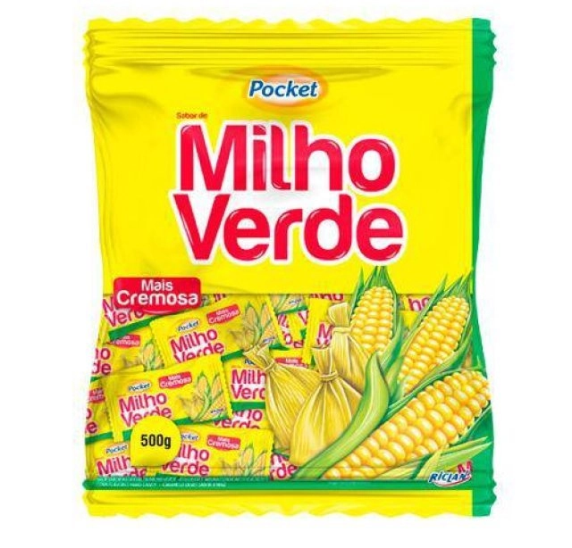 Bala De Milho Verde Pockt
