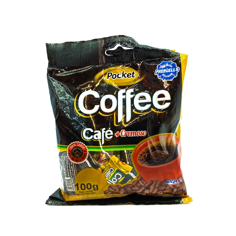 Bala De Café Pocket Pacote 100g