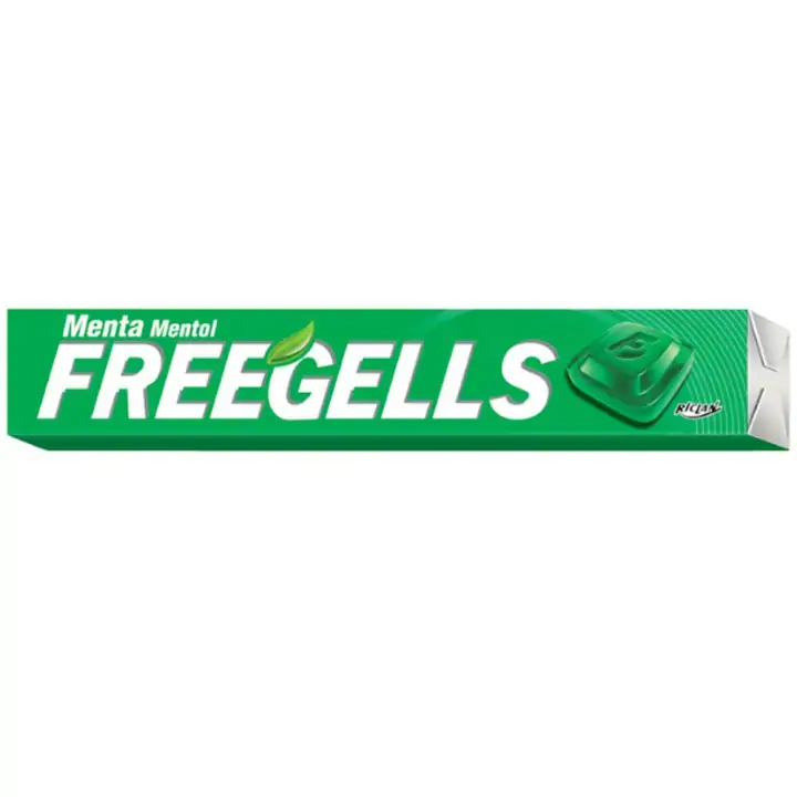 Bala Drops Freegells Play 27,6g Menta