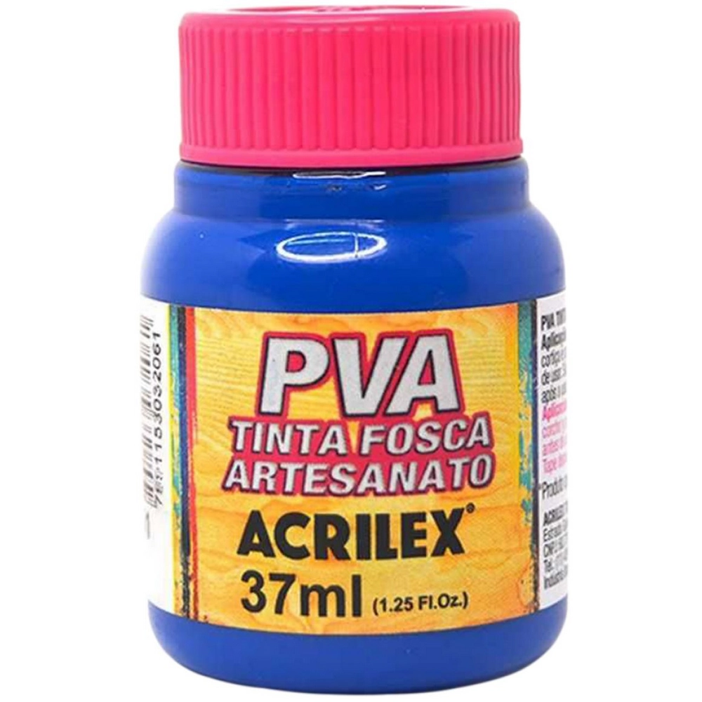 Tinta P Artesanato 37ml Acrilex Azul Turquesa 501.