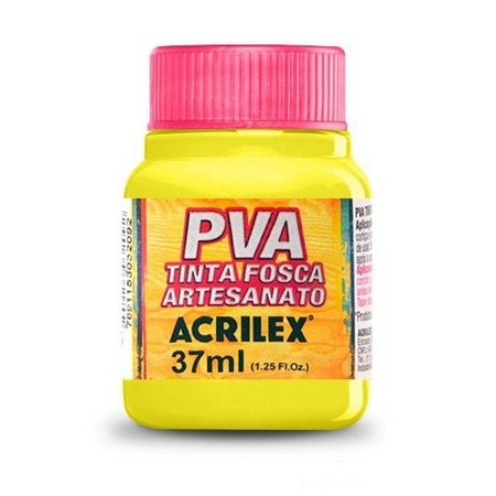 Tinta Fosca P Artesanato Acrilex Amarelo Limão